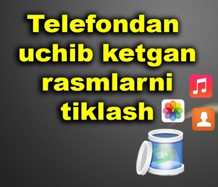 Android-da o’chirilgan rasmlarni tiklash